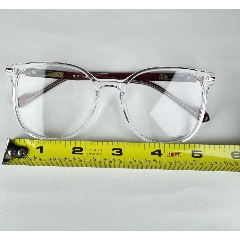 ZEELOOL Eyeglass FRAMES ONLY! Crystal- 48120 C3 54 18-145‎